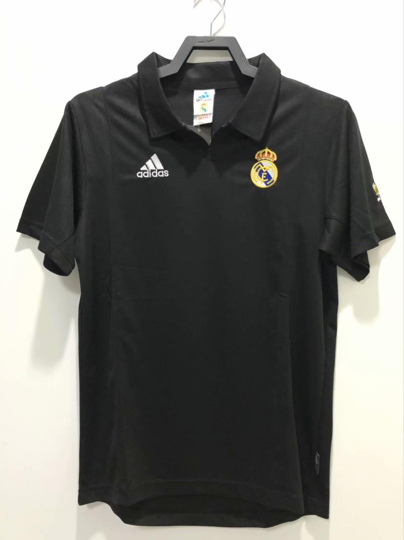 AAA Quality Real Madrid 01/02 Away Black Anniversary Jersey